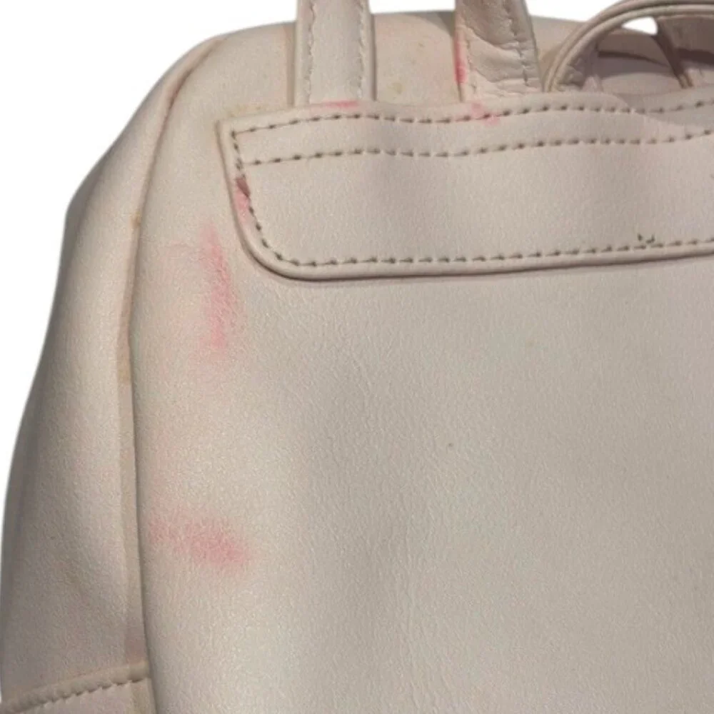 Pink Peekaboo Cat Mini Backpack Purse Faux Leather